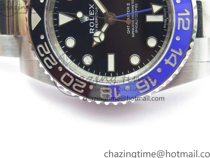 0413 SunProtective GMT-Master II 116710 BLNR Black Blue Ceramic 904L Steel Noob 1:1 Best Edition SA3186 CHS V 2876